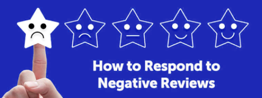 how to respond to negative reviews